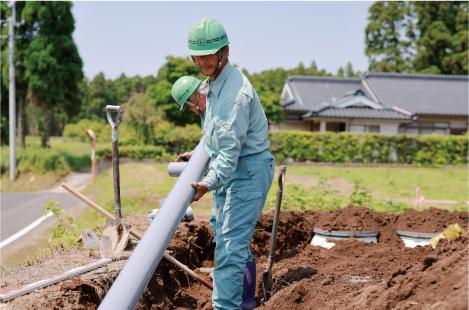 屋外給排水設備工事